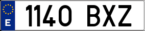 Truck License Plate